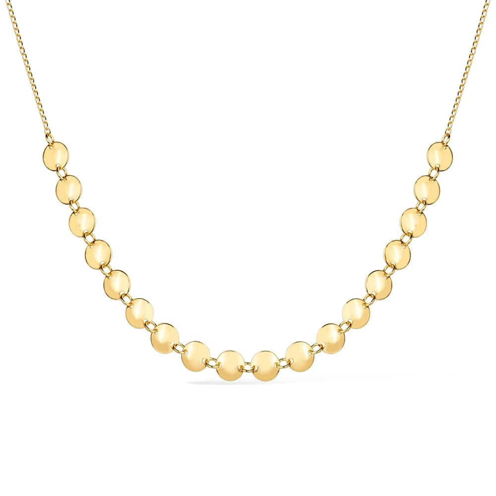 Chocker Dourada Esferas com Extensor