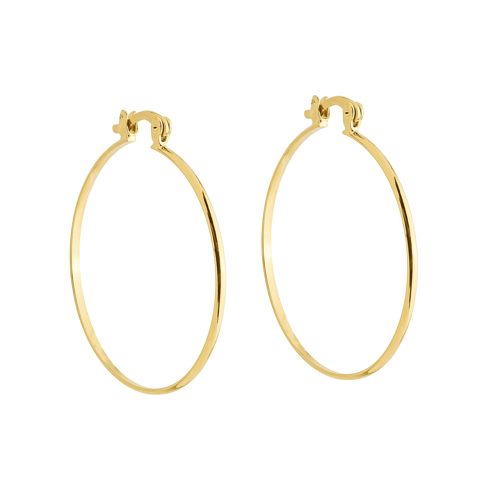 Brinco Dourado de Argola Médio