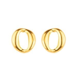 Brinco Dourado Elo Corrente